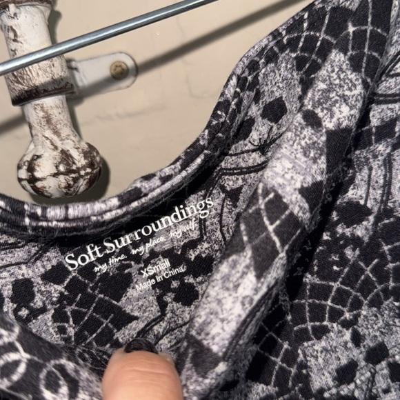 Soft Surroundings leggings super soft XS full size pull on NEW - Picture 3 of 3